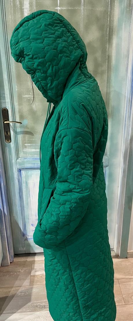 Zelená nepremokavá dlhá bunda next, next,s
