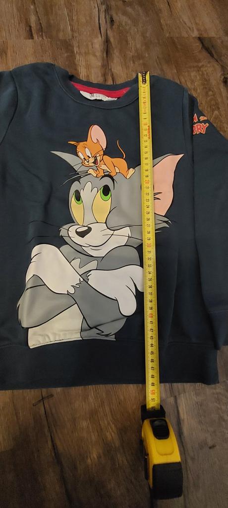 Mikina tom&jerry, h&m,122