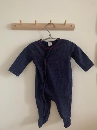 Pyžamko 62 overalik, topomini,62