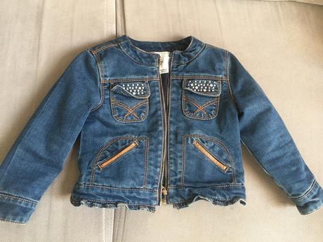 Zateplená riflova bunda, mayoral,98