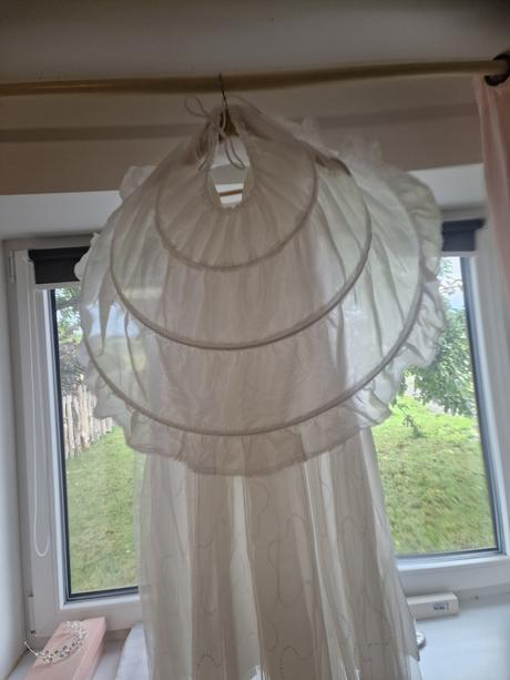 Šaty na prvé sväté prímanie čelenka balerínky, 152