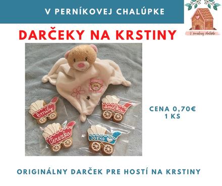 Medovníčky - darček na krstiny, 