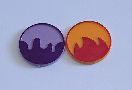 Pokémon mince - žetóny kondície,