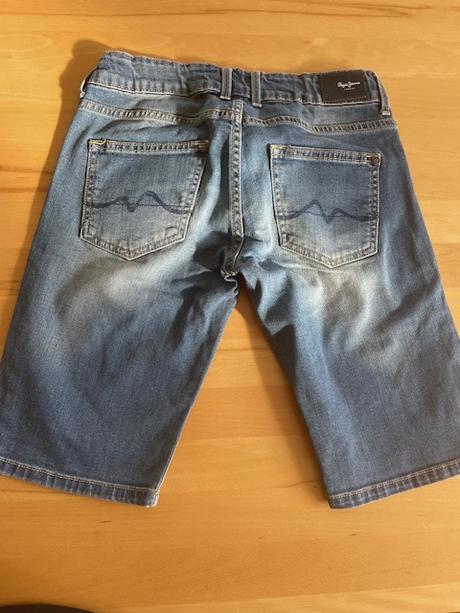 Značkové kratasove rifle (pepe jean, benetton), pepe jeans,140