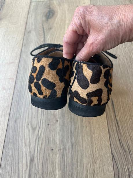 Kožené mokasiny / poltopánky, 37