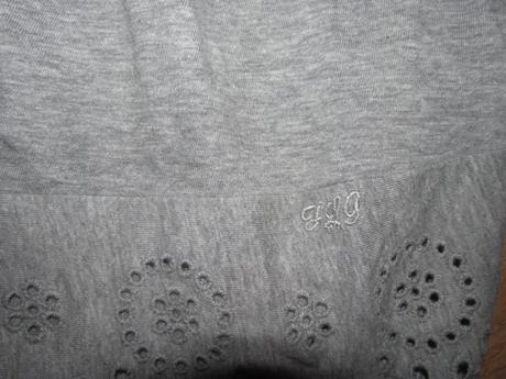 Šedý top bez ramienok v. 40, 40