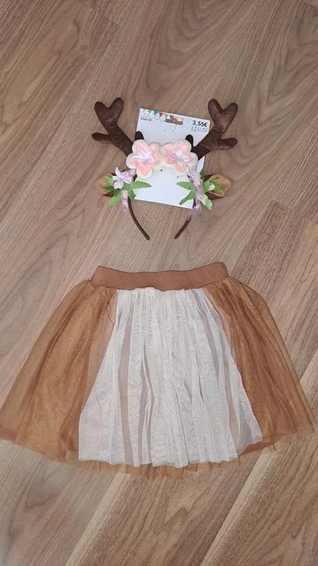 Sukňa (šaty) srnka s čelenkou, 