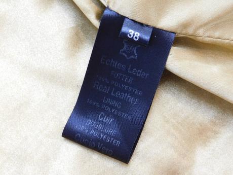 Kvalitna damska kožena bunda, 38