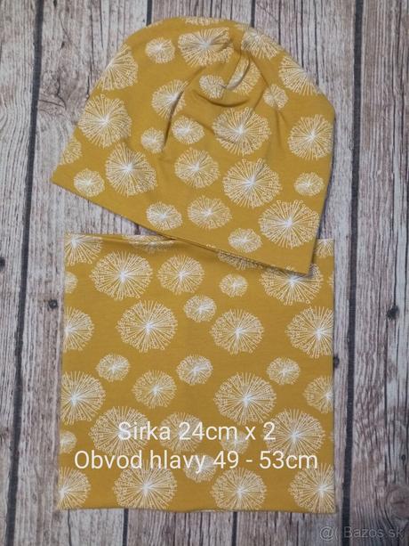 Upletove ciapky s nakrcnikom,