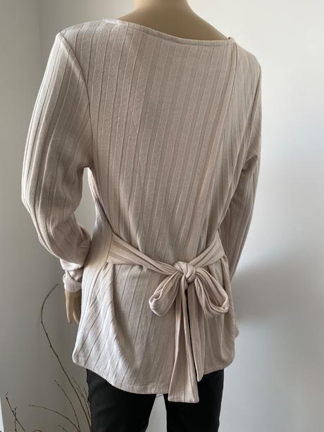 Tenký svetrík so zavinutím vzadu h&m, h&m,m