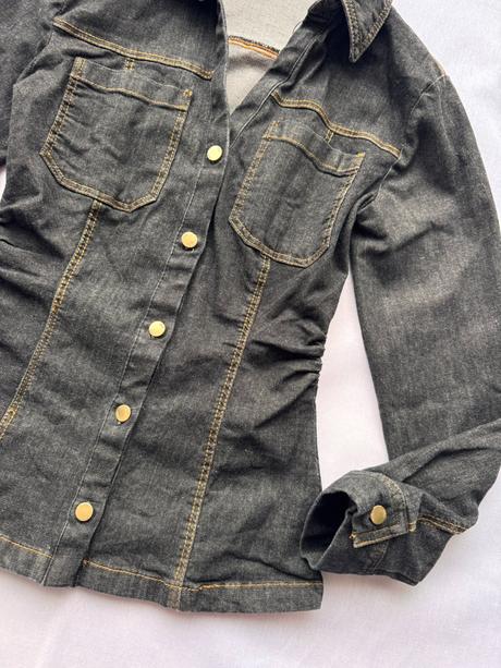 Zara - džínsová košeľa, zara,xs