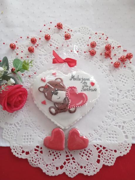 Medovníky - valentínske, 