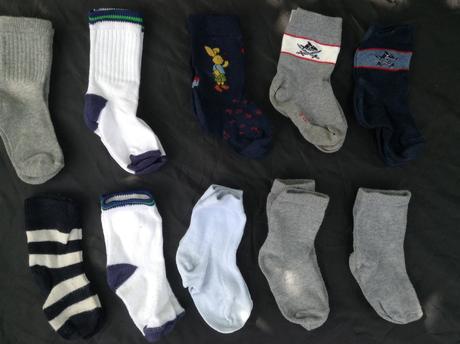 Ponožky 10 parov cena spolu, 19