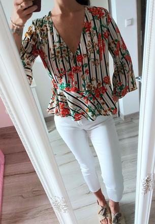 Zara ľahká zavinovacia blúzka s,m, zara,s