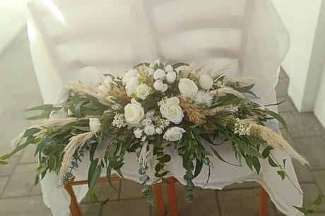 Svadobná green ikebana na želanie, 