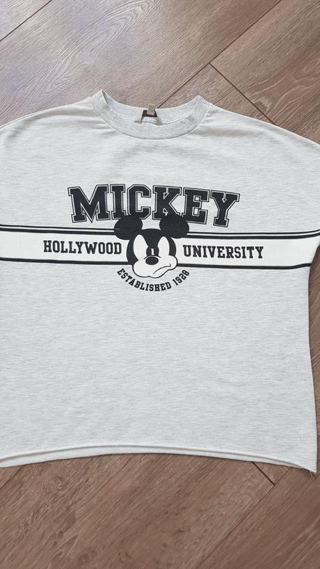 Sivá mikina mickey m, c&a,m