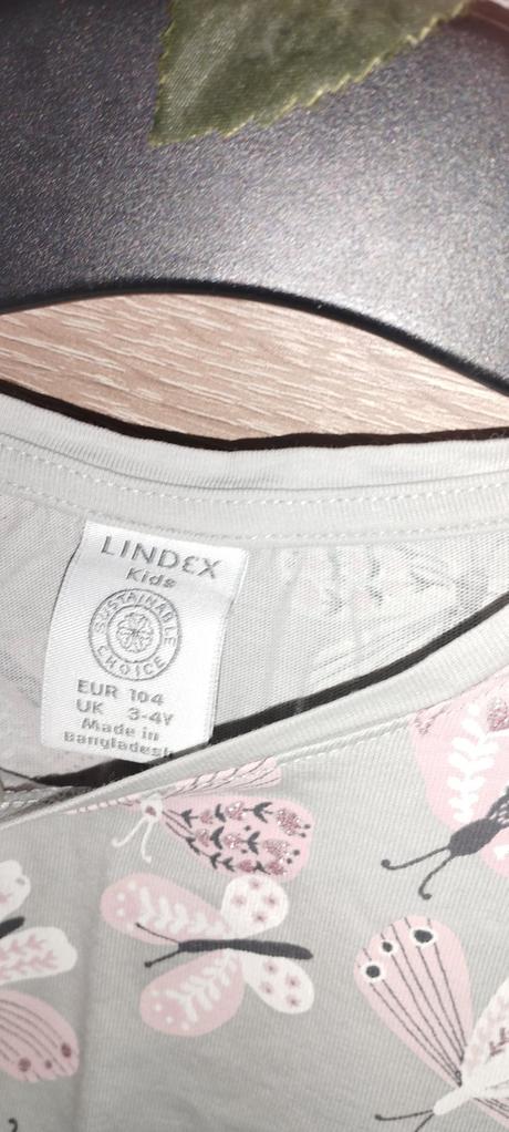 Lindex motýlikové tričko, lindex,104