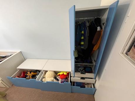 Ikea stuva skriňa a 2ks boxi,