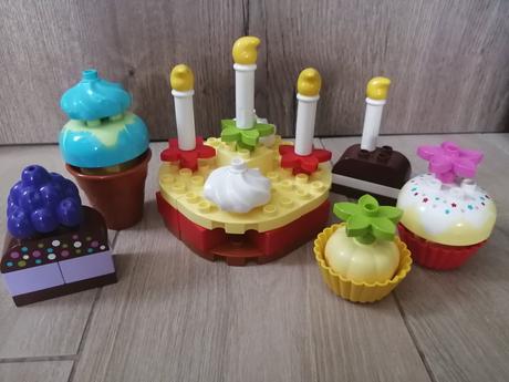 Lego duplo 10862 10850 moja prvá oslava a torta,
