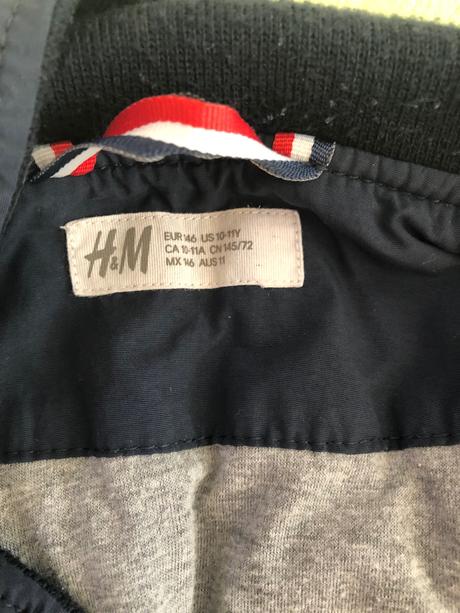 Prechodna teplejsia bunda, h&m,146