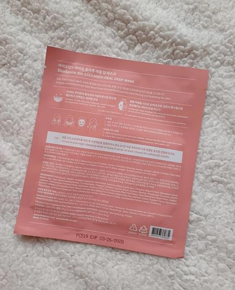 Biodance bio collagen deep mask, 