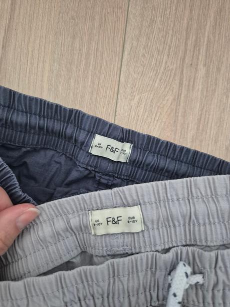 2x platene nohavice, f&f,140