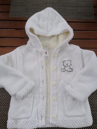 Pletený kabátik/sveter, baby club,86