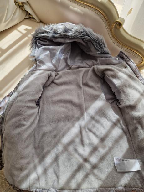 Zimná bunda - srdiečka 98, pepco,98