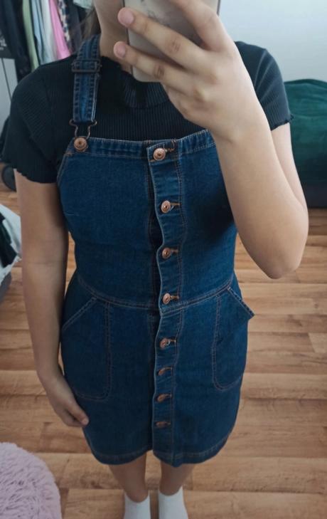 Riflové šaty h&m, h&m,s