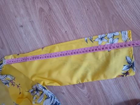 Žlté zavinovacie šaty, vero moda,m