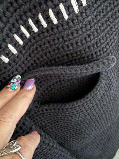 Pletený kabát-kardigán odd molly, s