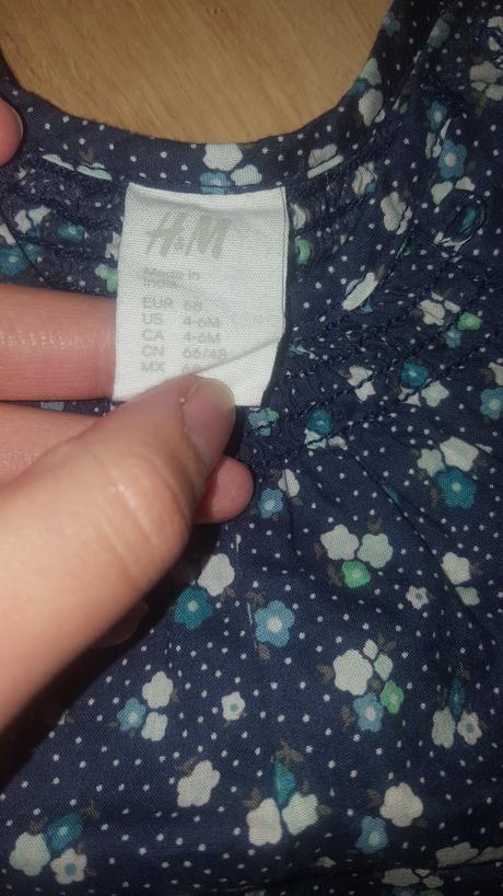 Kvetovana bluzka vel.68, h&m,68