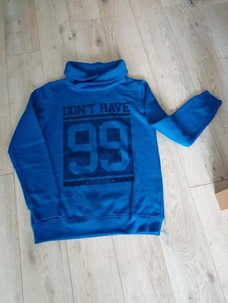 Modrá mikina vel. 170/176, takko,170