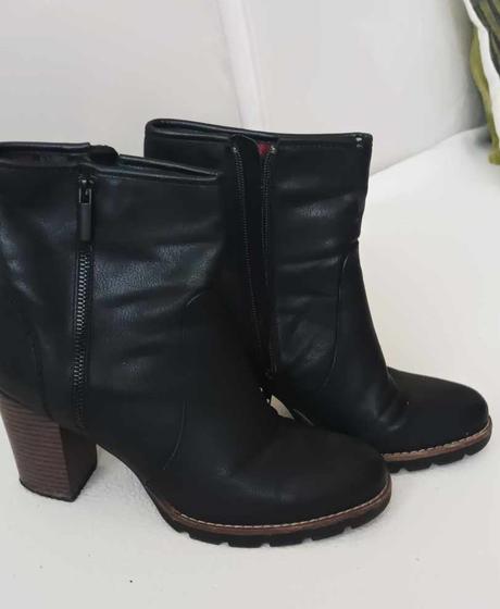 Zateplené kožené kozačky, s.oliver,40