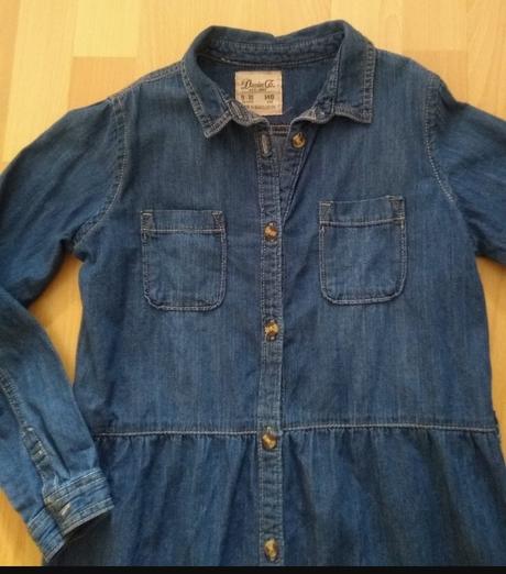 Riflové saty, denim co,134