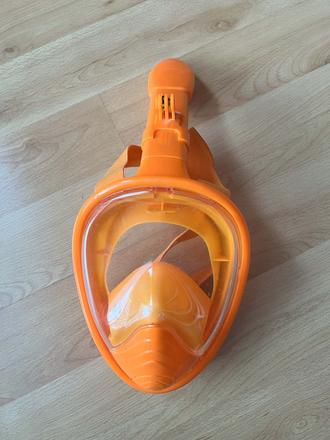 Celotvárová detská maska na šnorchlovanie, 