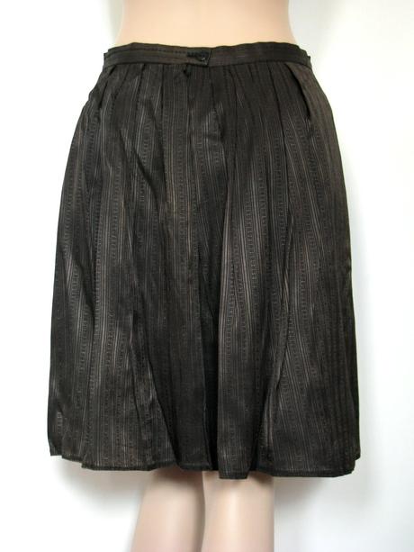 Tmavohnedá vzorovaná sukňa, 42