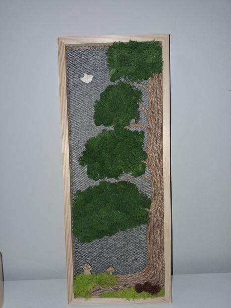 Machový obraz sekvoja, 