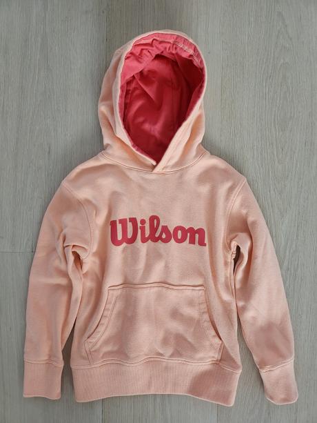 Svetlooranžová detská mikina wilson, 128