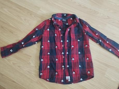 Kockovaná košeľa mickey mouse, f&f,122