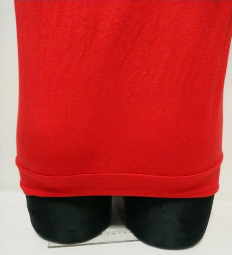 Dámsky červený elastický top, suction, s