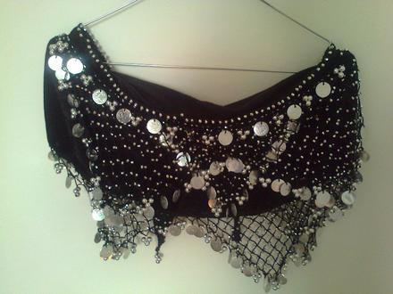 Šatky na brušné tance, s