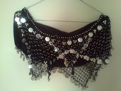 Šatky na brušné tance, s