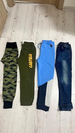 Chlapčenské tepláky 122/128 4ks, 122