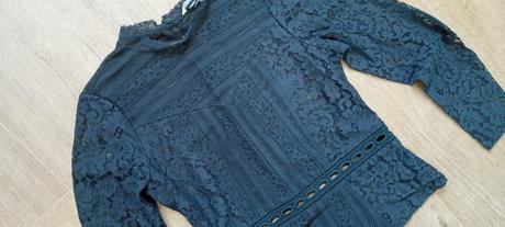 Čipkovaná blúzka m/l, h&m,l