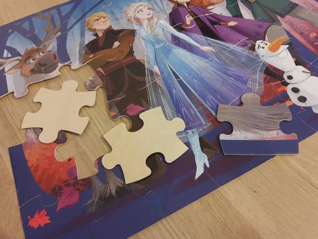Frozen drevené gigant puzzle,