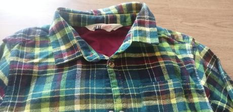 Karovana košeľa, h&m,128