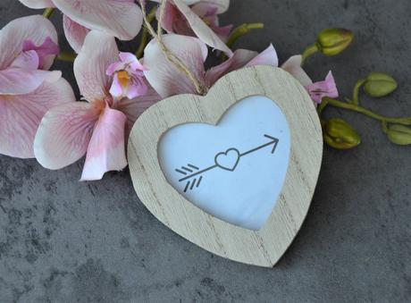 Závesný fotorámik-srdiečko, 