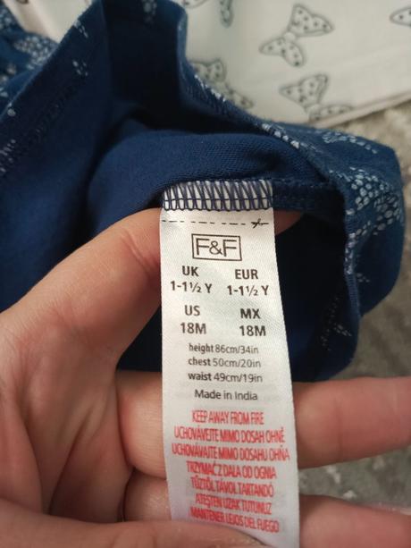 3x šaty, h&m,92