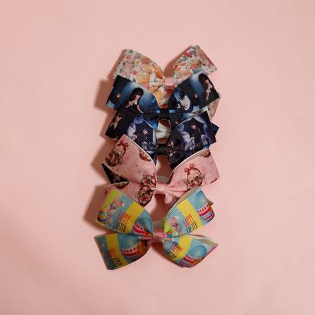 Balíčky mašiel na gumičke/štipce, 